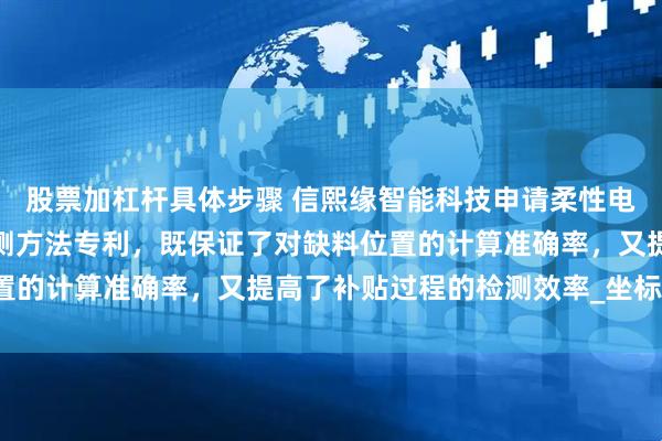 股票加杠杆具体步骤 信熙缘智能科技申请柔性电路板料带缺料贴装的检测方法专利，既保证了对缺料位置的计算准确率，又提高了补贴过程的检测效率_坐标_显示